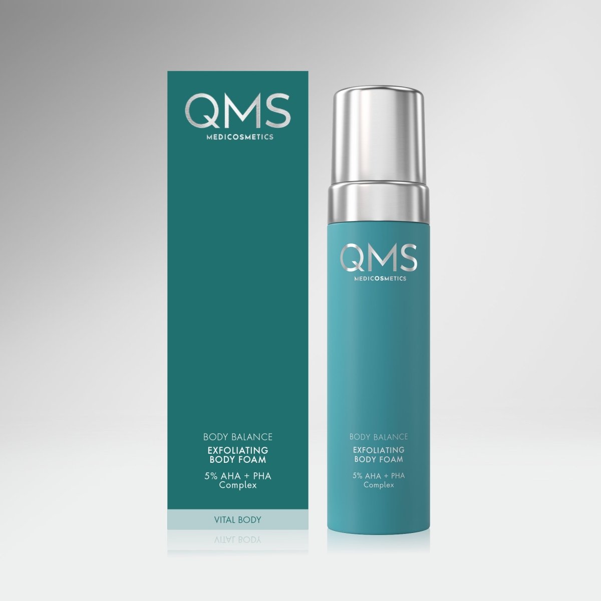 Body Balance 5% AHA/PHA Exfoliating Body Foam - QMS Medicosmetics