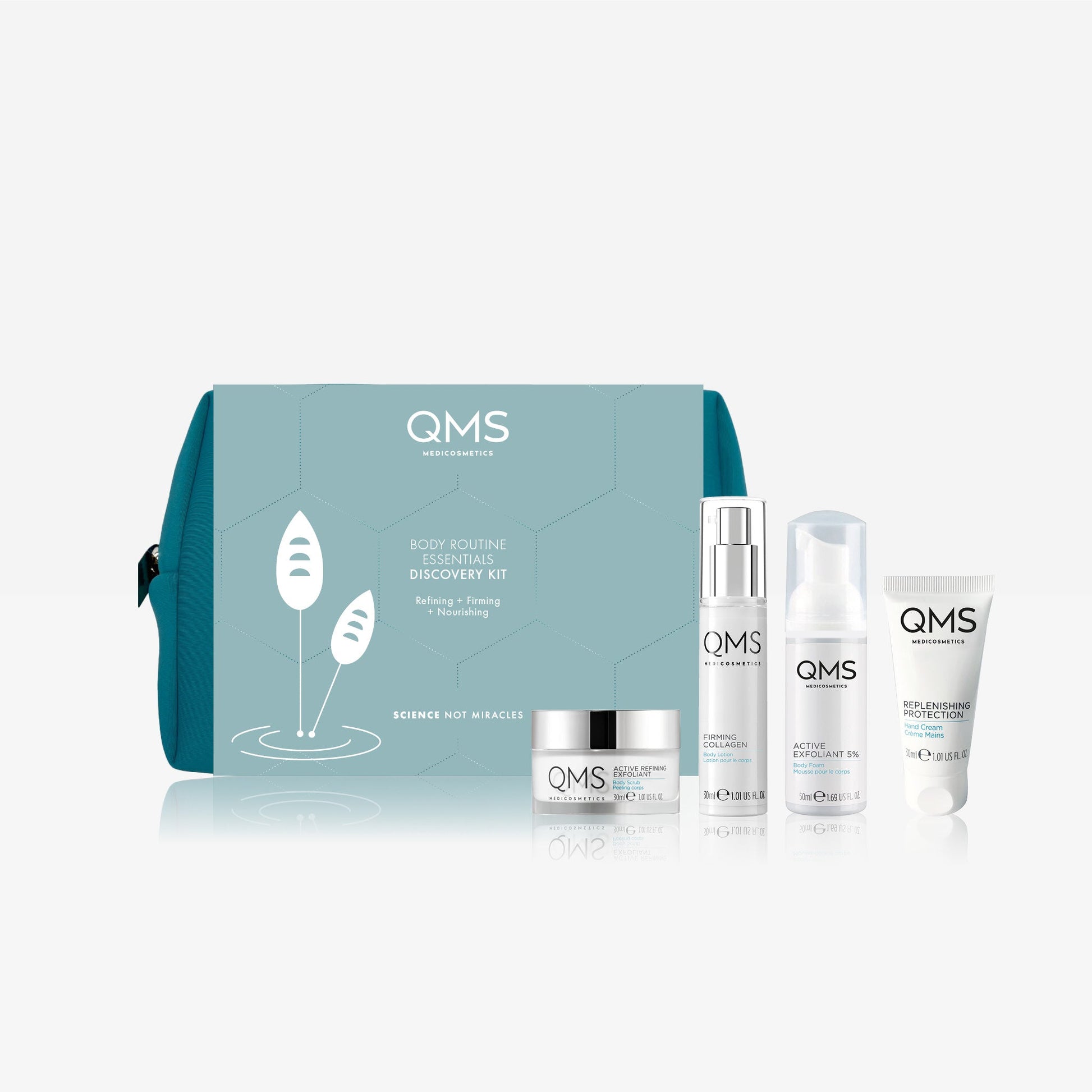 Body Routine Essentials I Discovery Kit - QMS Medicosmetics - USA and North America